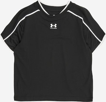 UNDER ARMOUR Toiminnallinen paita 'Challenger' värissä musta: etupuoli