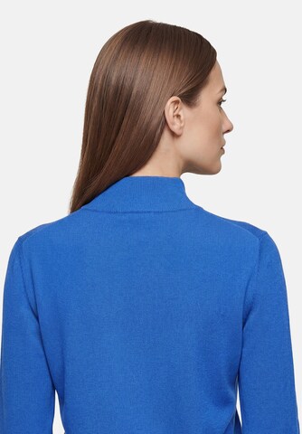 Betty Barclay Basic-Strickpullover mit Stehkragen in Blau