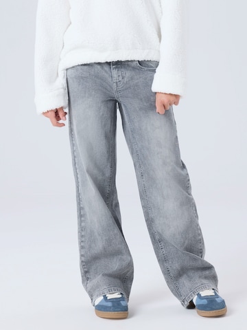 NAME IT Wide leg Jeans 'NKFRose' in Grey: front