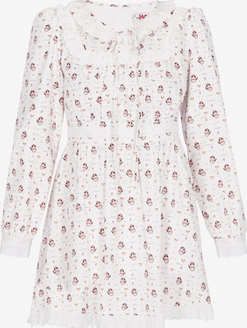 MYMO - Vestido em branco: frente