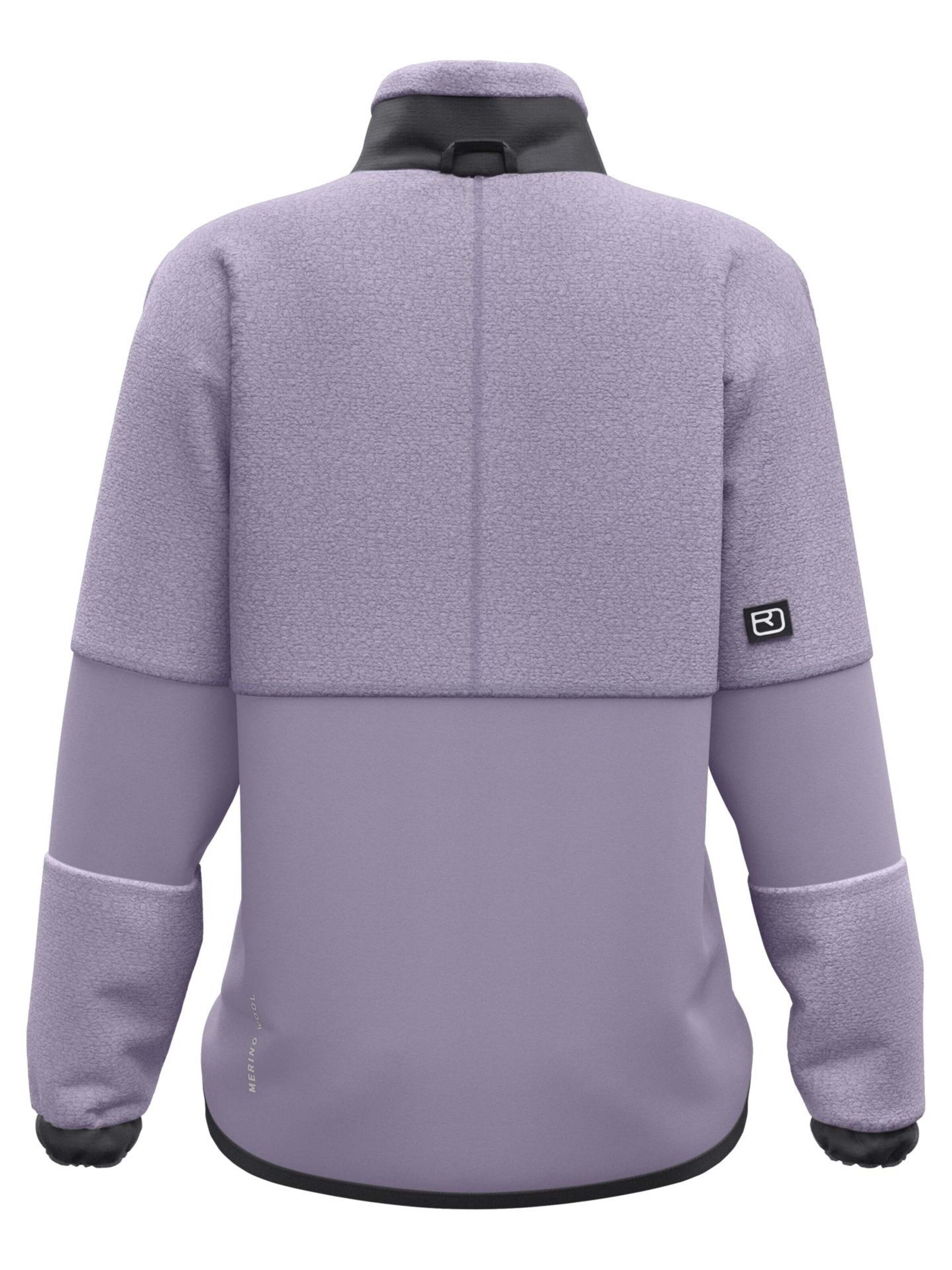 ORTOVOX Athletic Fleece Jacket in Purple