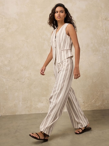 Next Wide Leg Hose in Beige