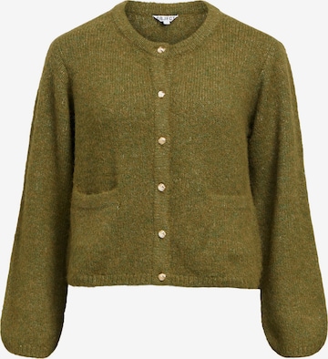 OBJECT Strickjacke 'OBJSAGGIA' in Grün: Vorderseite