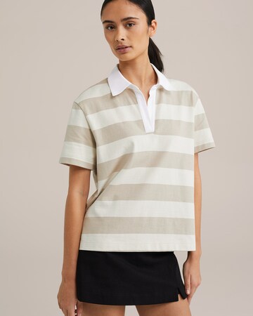 WE Fashion Футболка в Бежевый: спереди