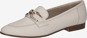CAPRICE Classic Flats in White: front