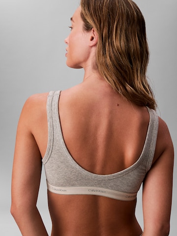 Bustier Soutien-gorge de sport Calvin Klein en gris