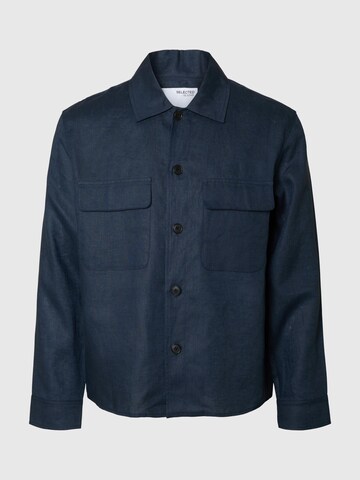 SELECTED HOMME Comfort fit Tussenjas in Blauw