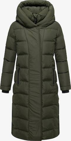 Manteau d’hiver 'Engelsfeder XIV' NAVAHOO en vert : devant
