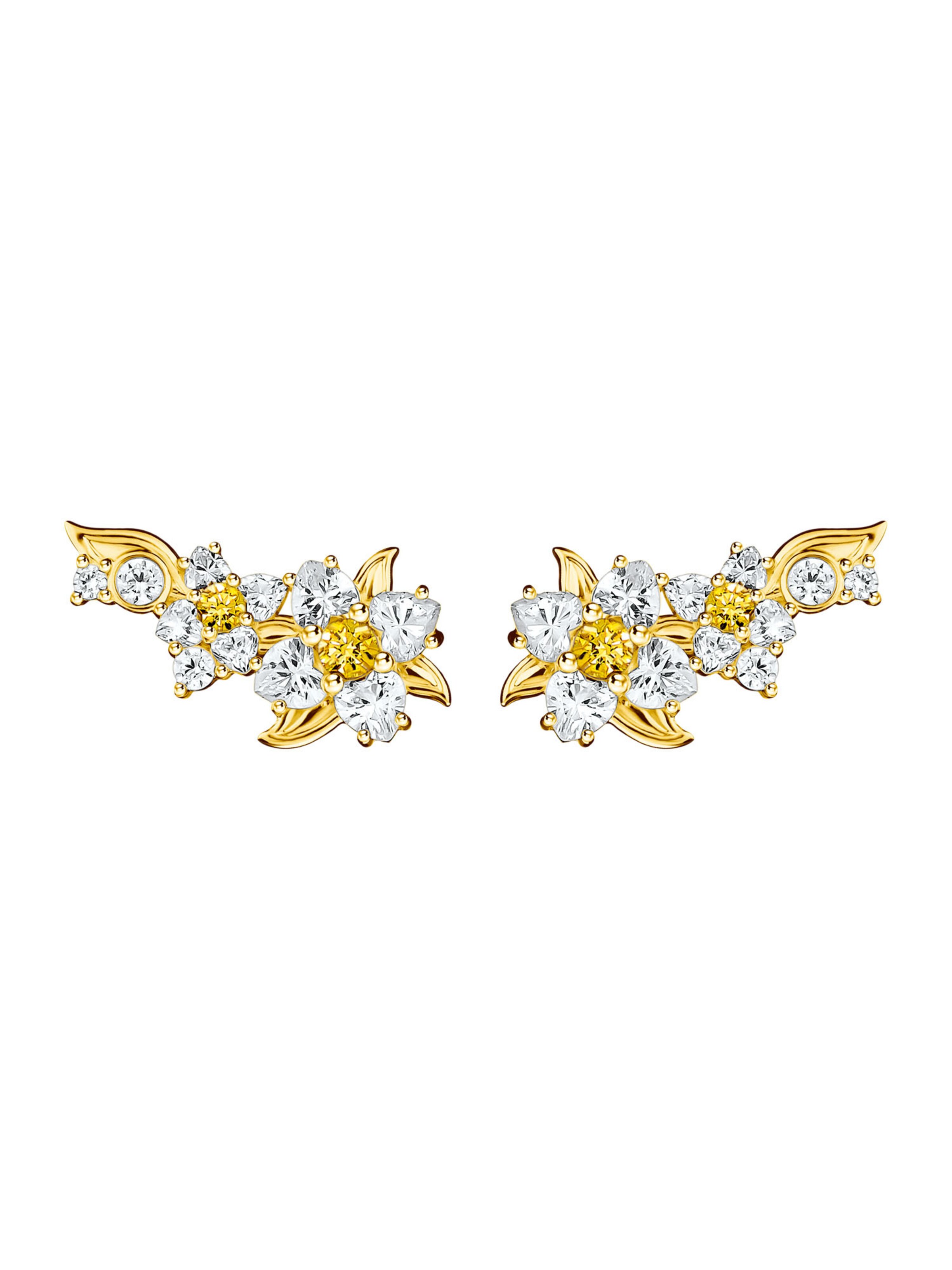 Thomas Sabo Ohrringe 'Lovely Daisy' in Gold: Vorderseite