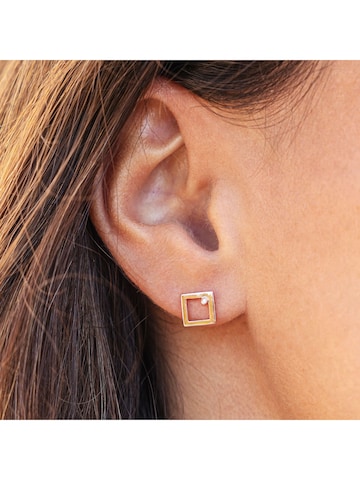 caï Ohrringe in Gold: Vorderseite