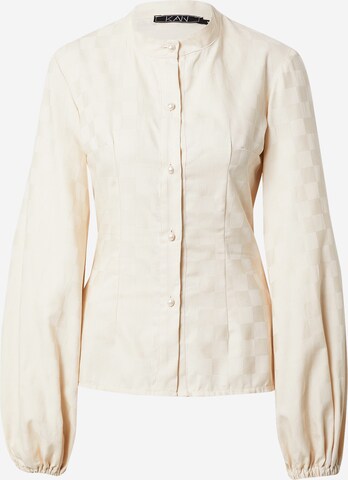 KAN Blouse in Beige: front