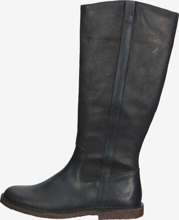 Kickers Boots in Black: front