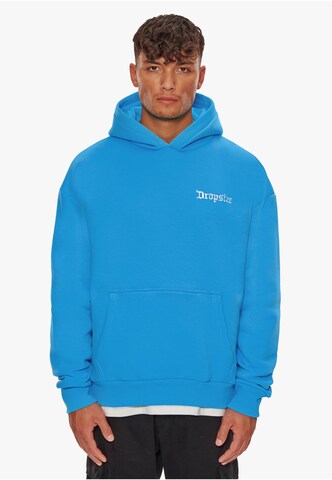 Sweat-shirt Dropsize en bleu : devant