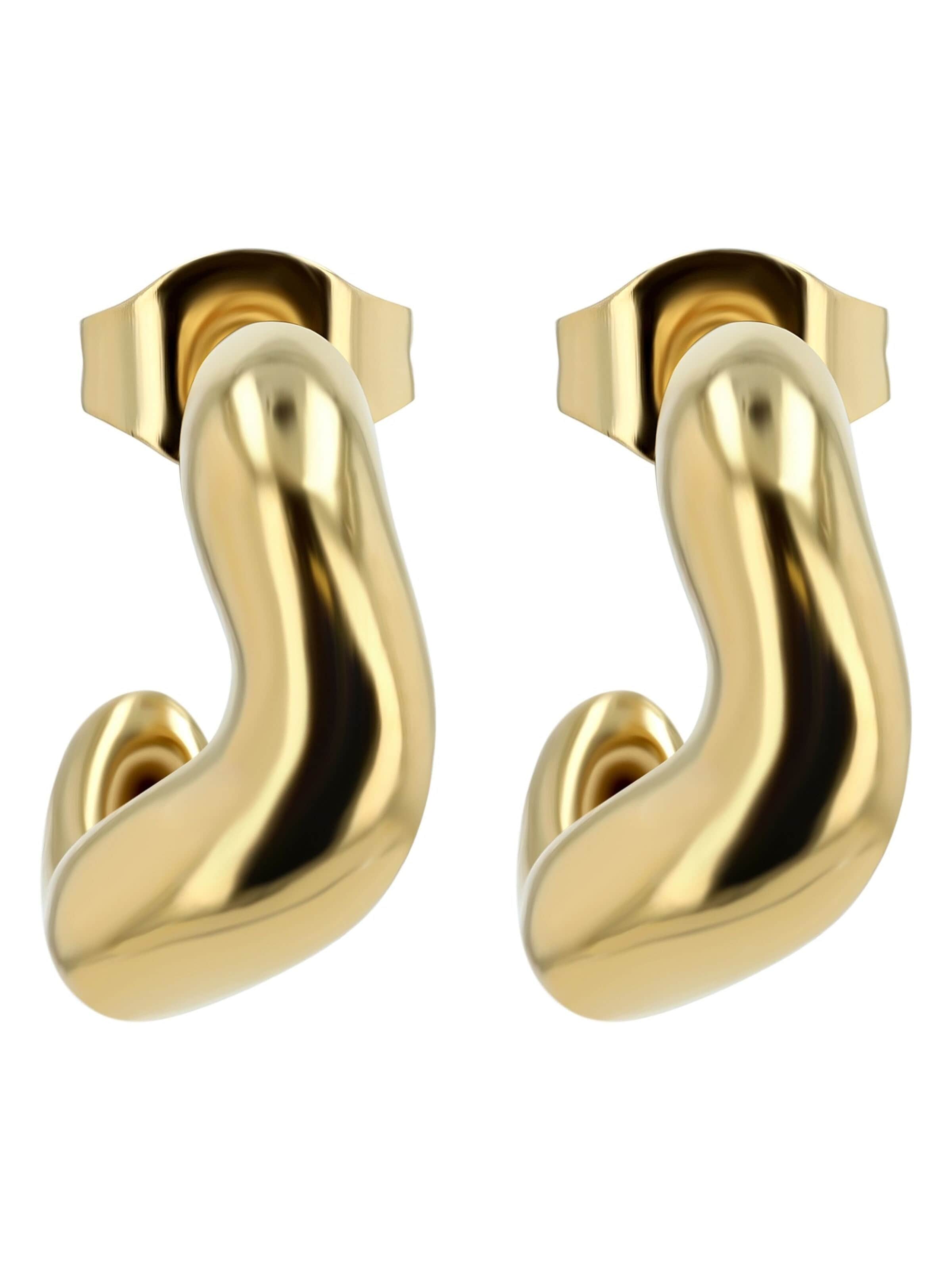 Akzent Earrings 'Inara, langlebig' in Gold: front