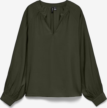 VERO MODA - Blusa 'VMLOUISA' en verde: frente