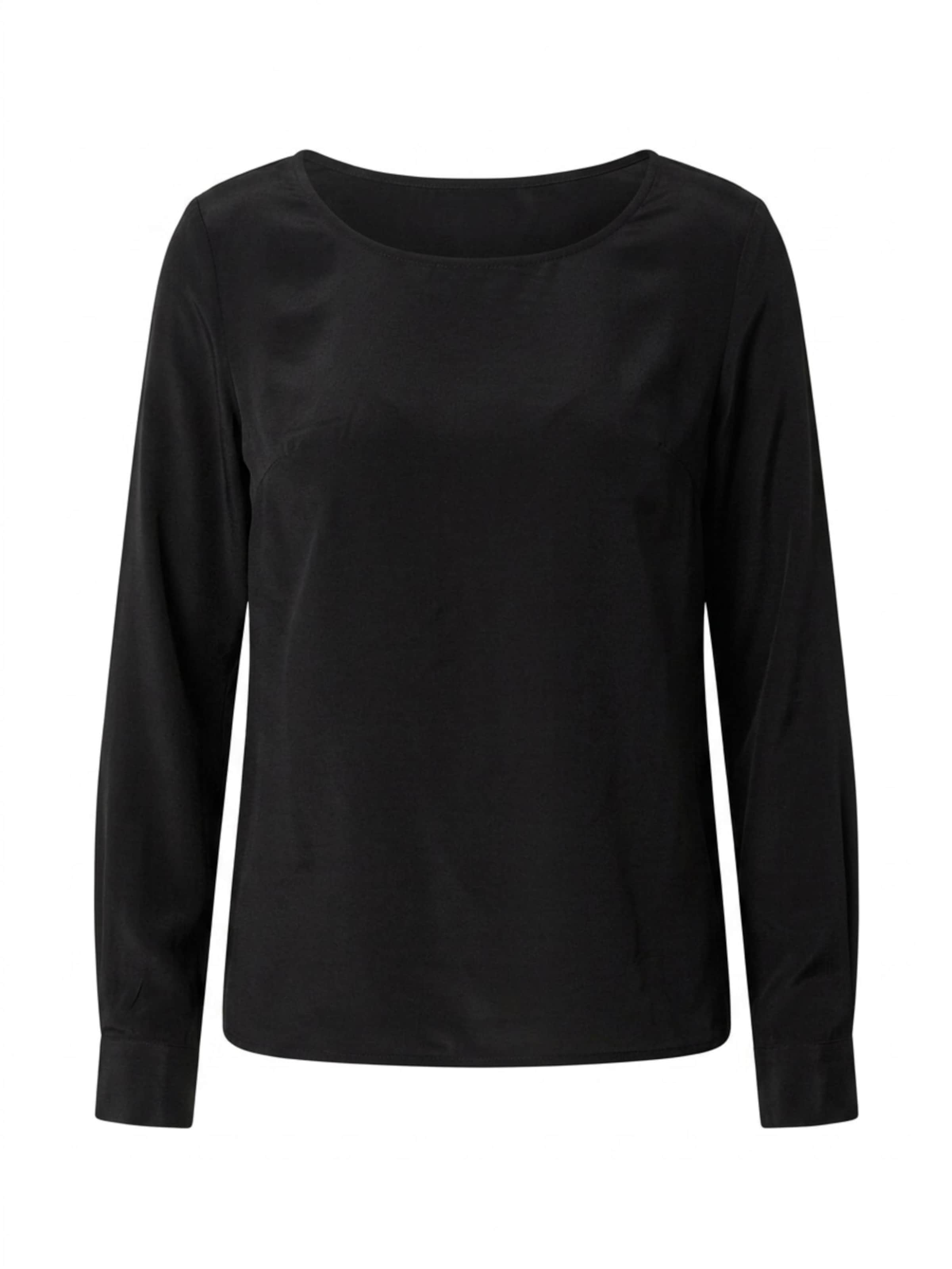 Posh Gear Blouse 'Rotondoseta' in Zwart: voorkant