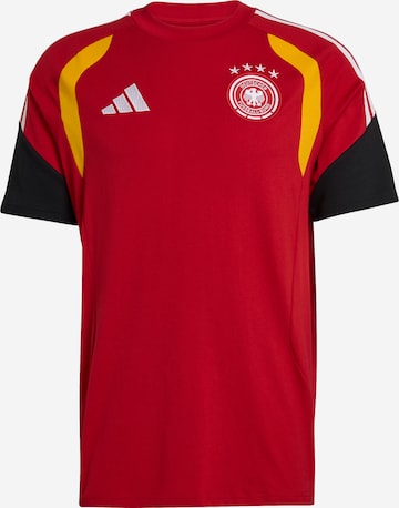 T-shirt fonctionnel 'DFB' ADIDAS PERFORMANCE en rouge : devant