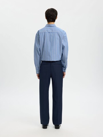 SELECTED Regular Hose in Blau