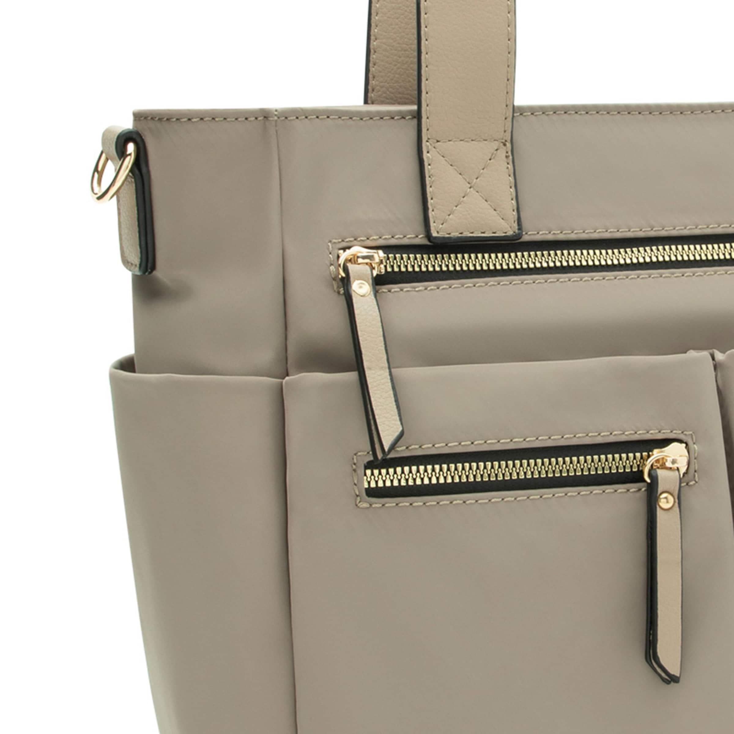 Sac bandoulière 'Odeta' L.CREDI en beige