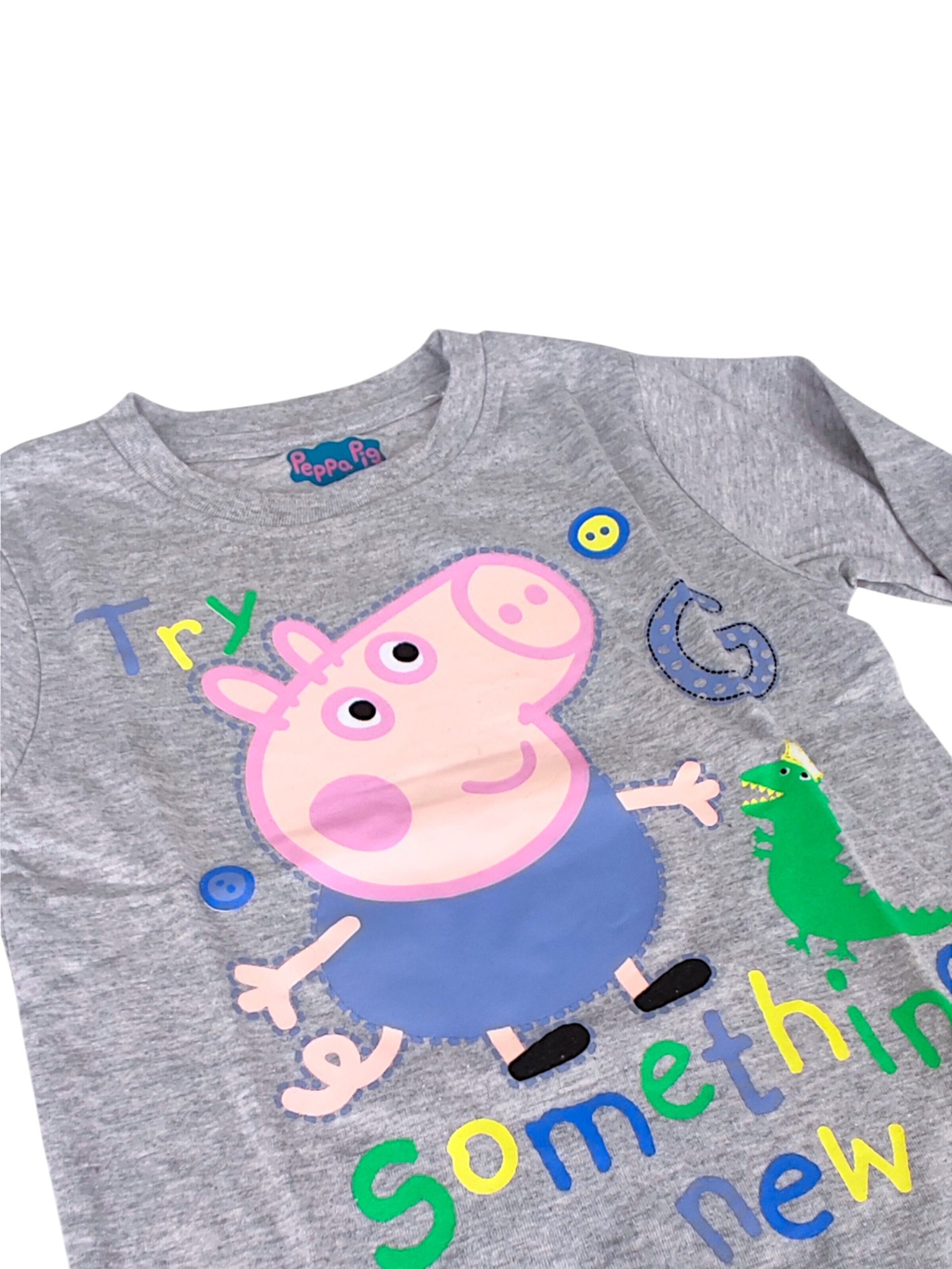 Peppa Pig Shirt 'George'‌‌‌ in Grau