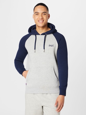 Superdry Sweatshirt in Blue: front