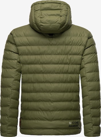 STONE HARBOUR - Chaqueta de invierno 'Zaharoo' en verde