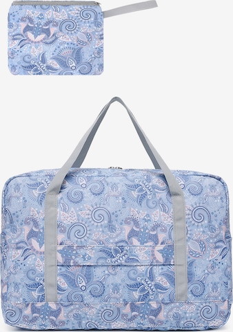 Kono Travel Bag in Blue: front
