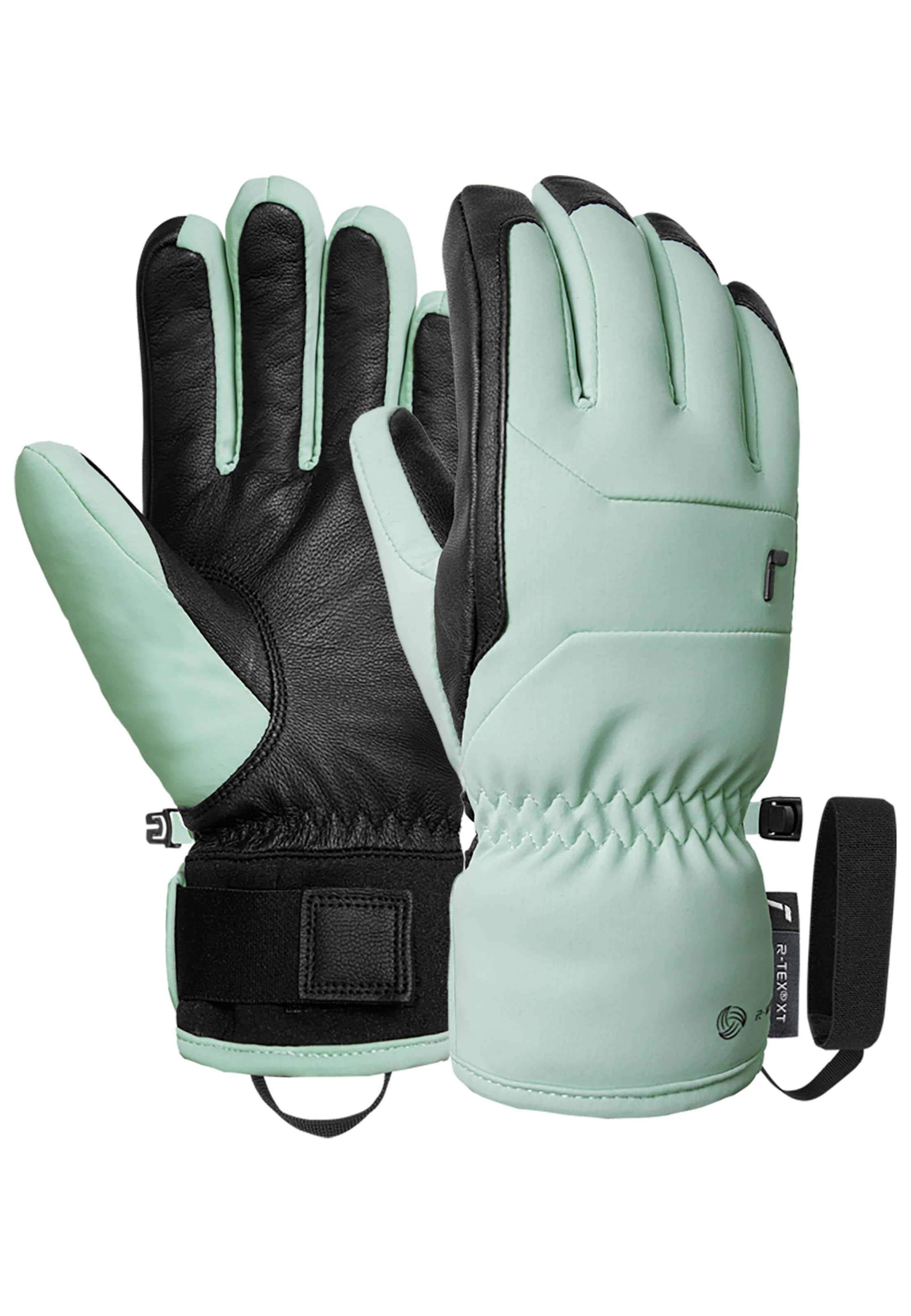 REUSCH Athletic Gloves 'Mesa' in Green: front