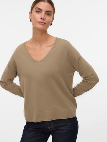 VERO MODA Sweater 'VMBREEZE' in Green: front
