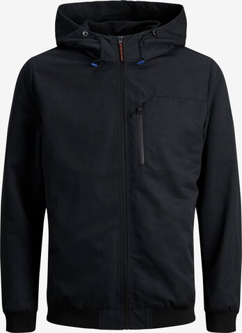 JACK & JONES Between-Season Jacket 'Alu Peach' in Black: front