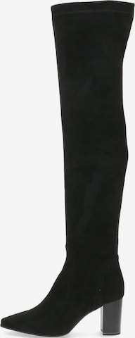 CAPRICE Over the Knee Boots in Black