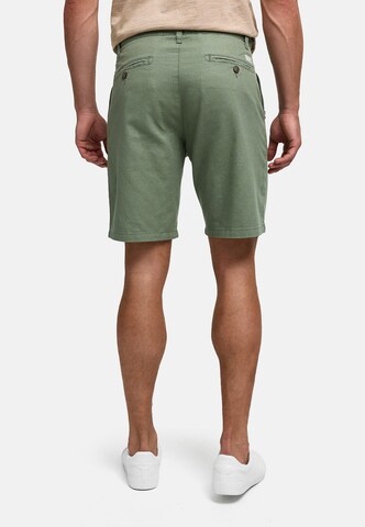 INDICODE JEANS Regular Chino 'Melio' in Groen