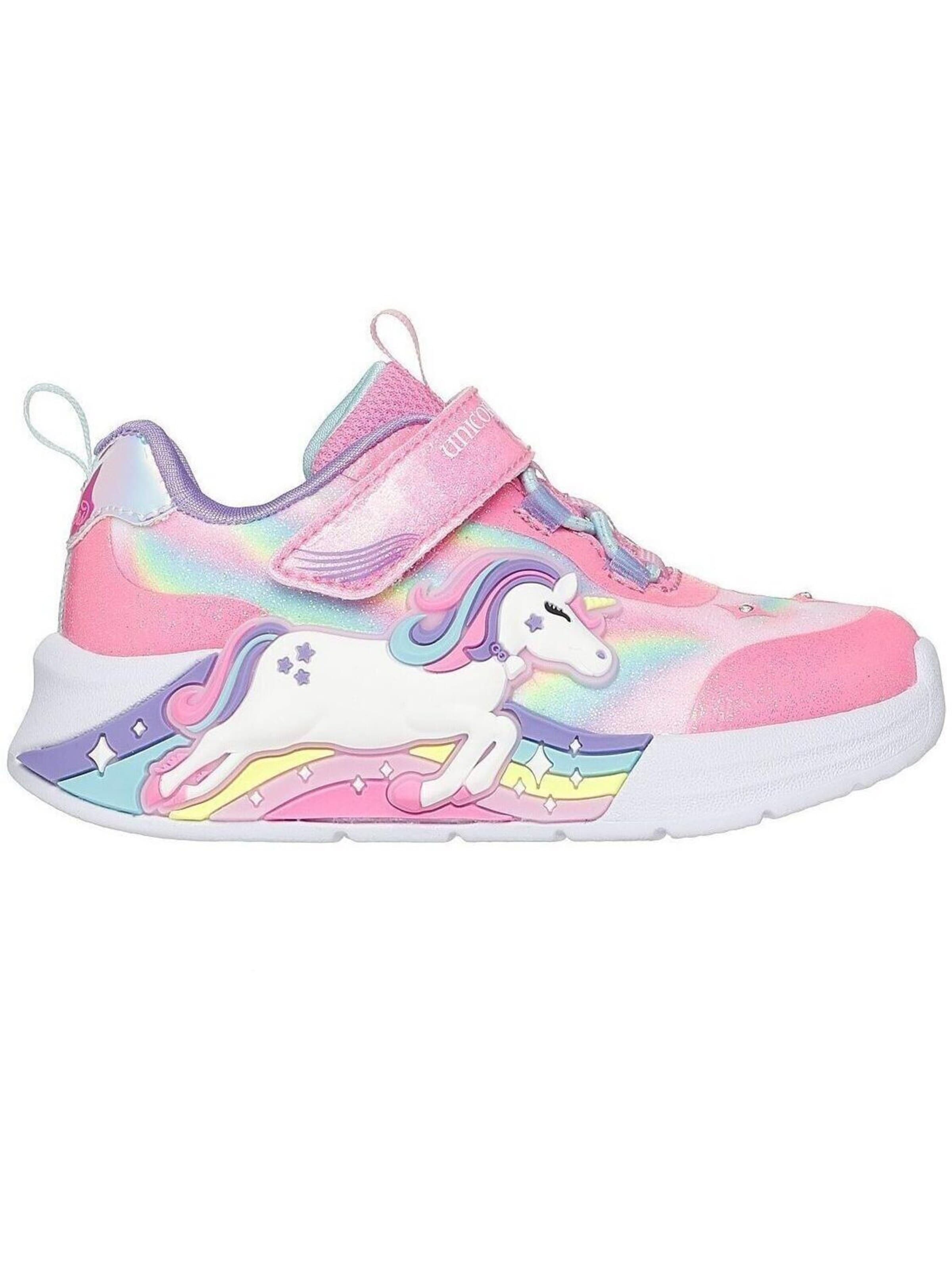 SKECHERS Ketsid 'Unicorn Chaser', värv roosa: eest vaates