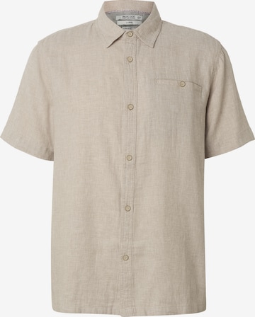 INDICODE JEANS Button Up Shirt 'Trope' in Brown: front
