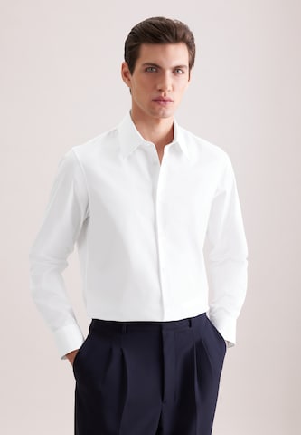 SEIDENSTICKER Regular fit Business shirt in White: front
