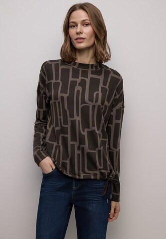 STREET ONE Shirt in Brown: front