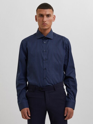 Bertoni Regular Fit Skjorte i blå: forside