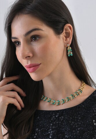 SOHI Sieraden set 'Anj Hazel' in Groen: voorkant