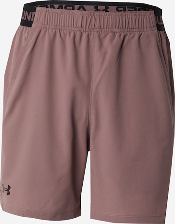 UNDER ARMOUR Спортивные штаны в Коричневый: спереди