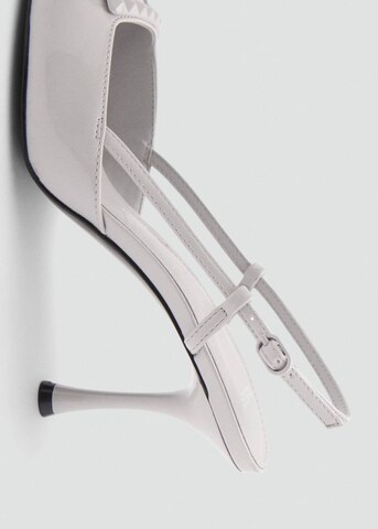 MANGO Slingpumps in Grau