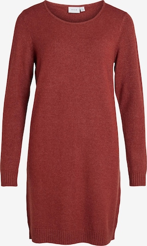 VILA Knitted dress 'Ril' in Red: front