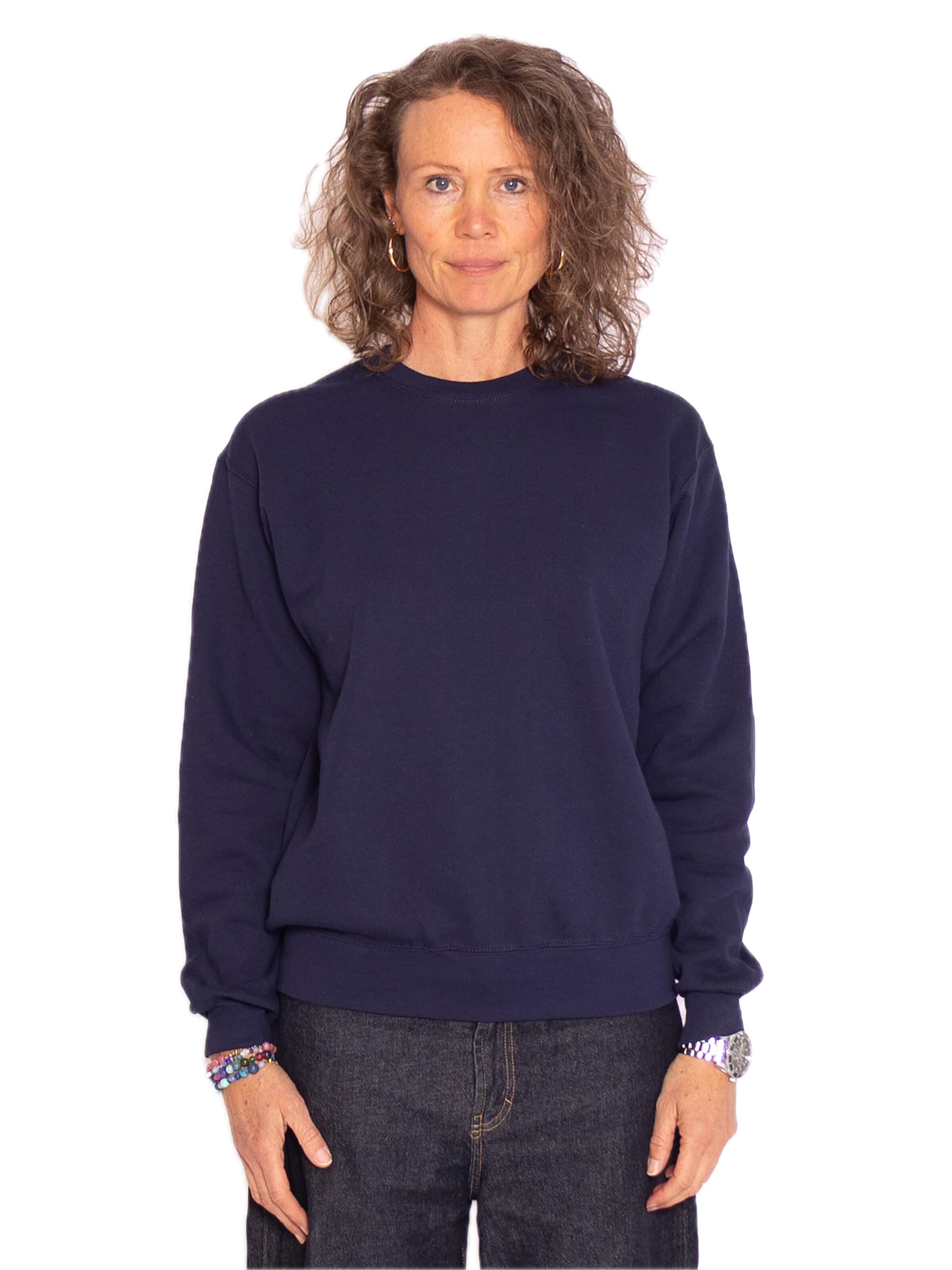 Felpa 'Crewneck sweatshirt' di FRUIT OF THE LOOM in blu