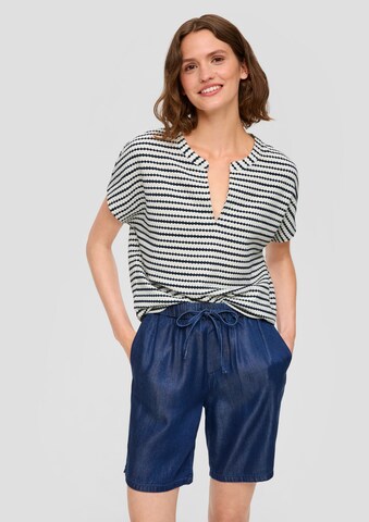 s.Oliver Shirt in Blauw: voorkant