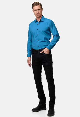 Rusty Neal Regular fit Overhemd in Blauw