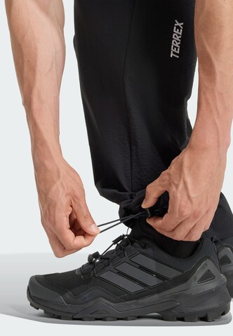 Regular Pantalon outdoor 'Xperior Clima365' ADIDAS TERREX en noir