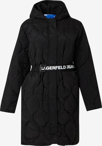 KARL LAGERFELD JEANS Välikausitakki värissä musta: etupuoli