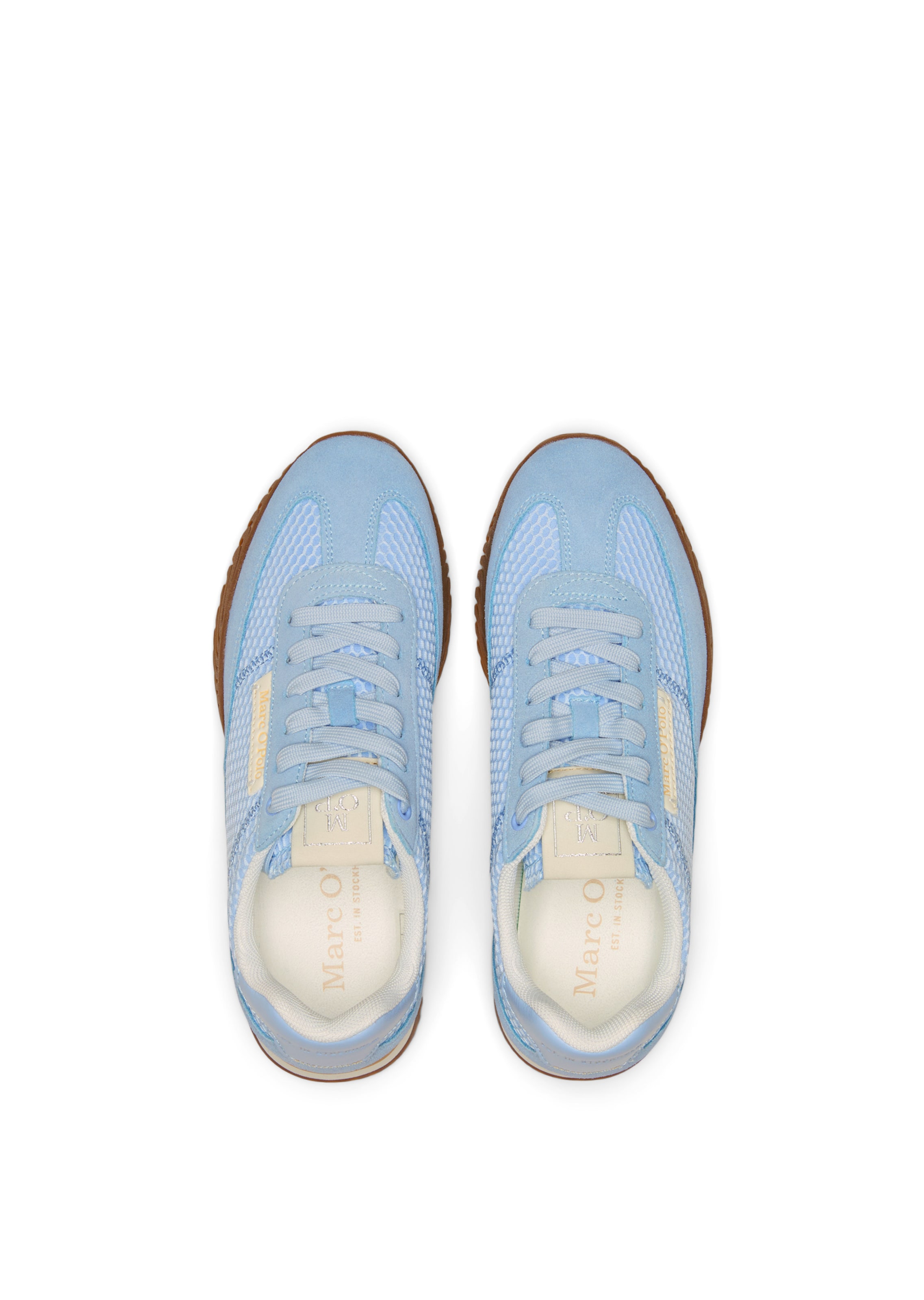 Baskets basses Marc O'Polo en bleu