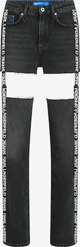 juoda KARL LAGERFELD JEANS Standartinis Džinsai: priekis