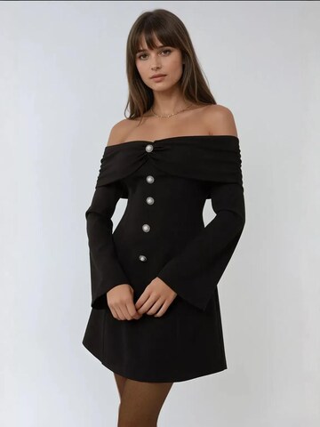 Robe de cocktail Hiccup en noir : devant