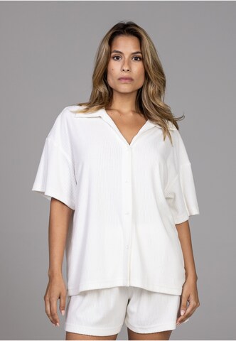 Estelou Blouse in Wit: voorkant